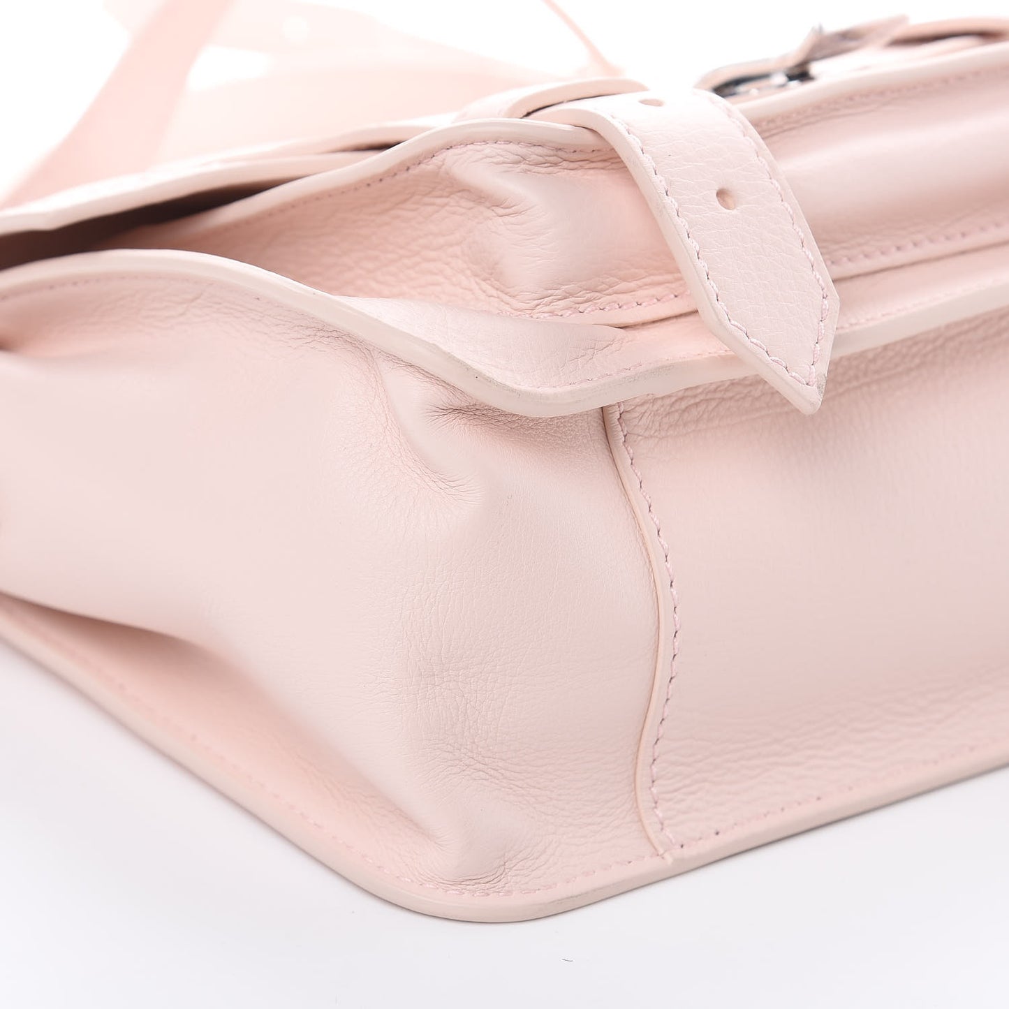 Grainy Calfskin Tiny PS1 Satchel Rose Quartz