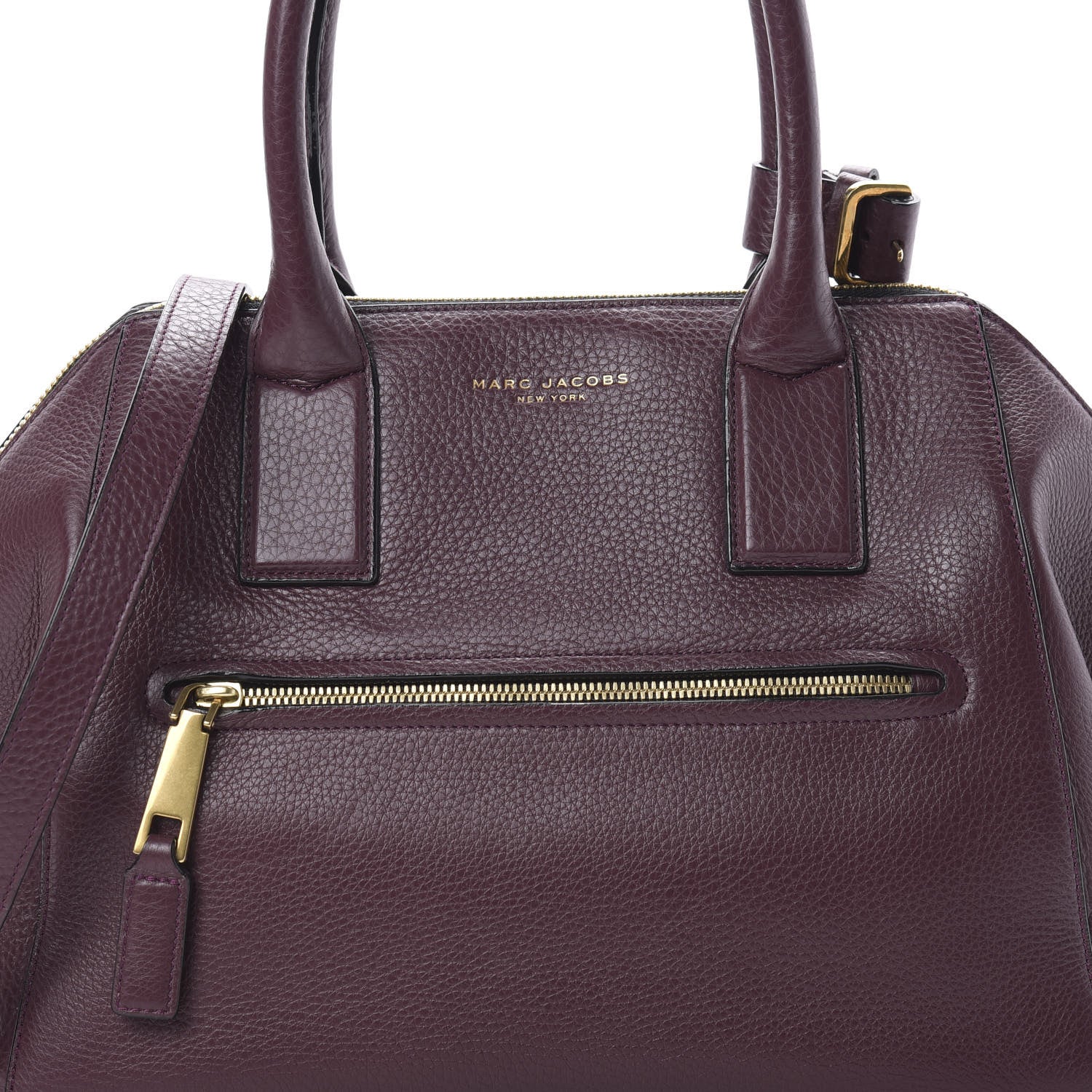 Marc Jacobs Textured Calfskin Medium Incognito Satchel Burgundy 8 of 12