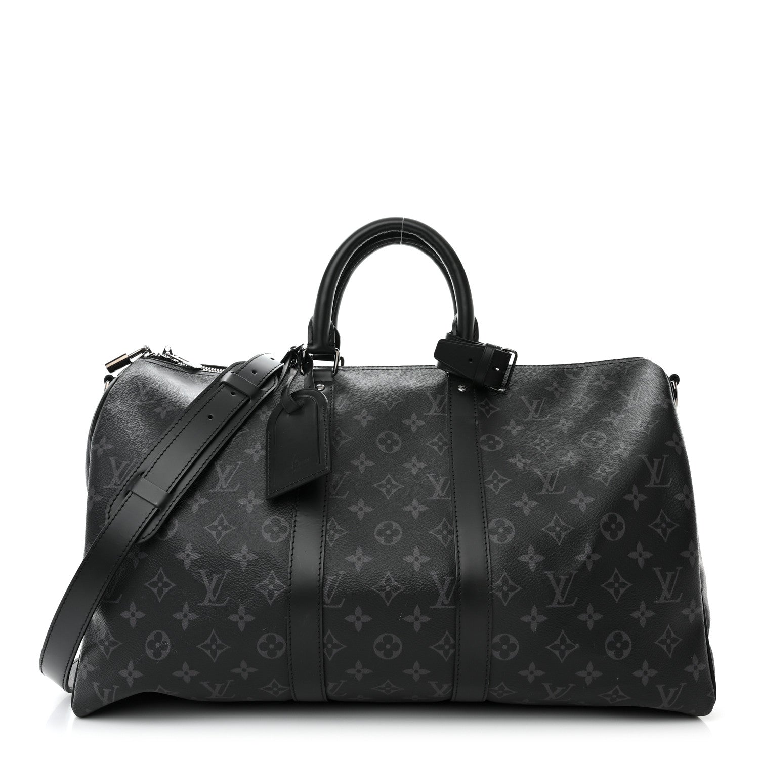 Louis Vuitton Monogram Eclipse Keepall Bandouliere 55 1 of 9