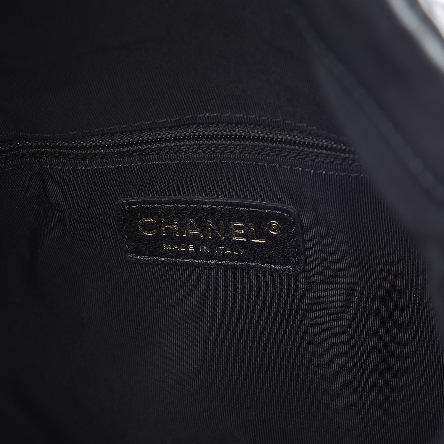 Chanel Calfskin Quilted Large Chain Me Hobo Black 8 of 10