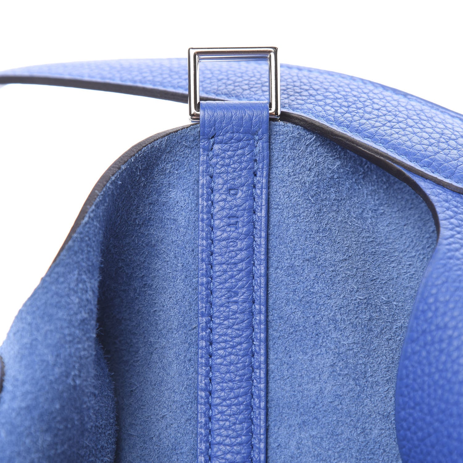 Hermes Taurillon Maurice Picotin Lock 22 MM Bleu Zellige 7 of 11