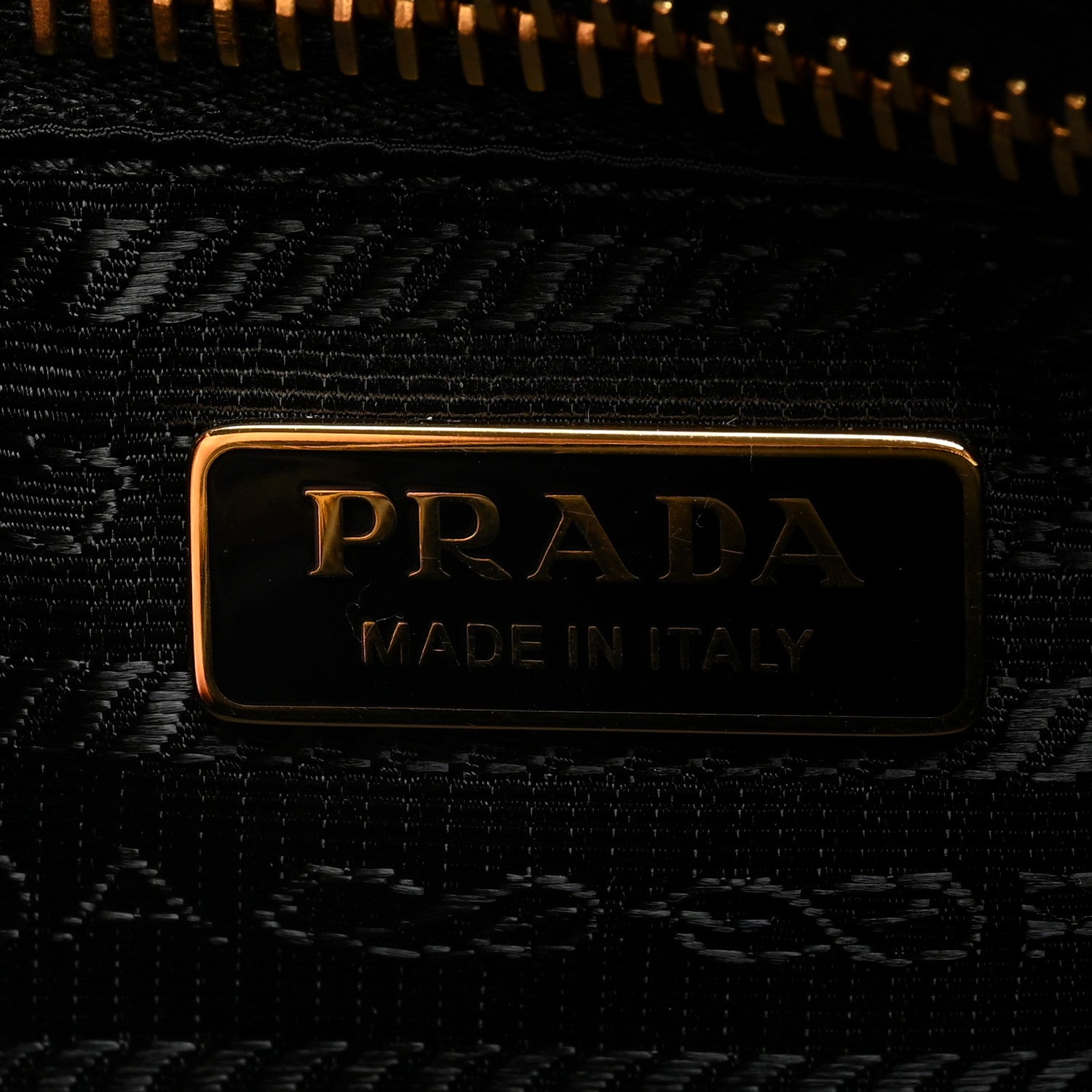 Prada Shiny Nappa Medium Shoulder Bag Black 6 of 9