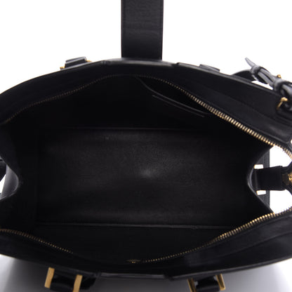 Saint Laurent Smooth Calfskin Small Monogram Cabas Black 6 of 10