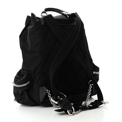 Burberry Technical Nylon Large Rucksack Backpack Black 3 of 11