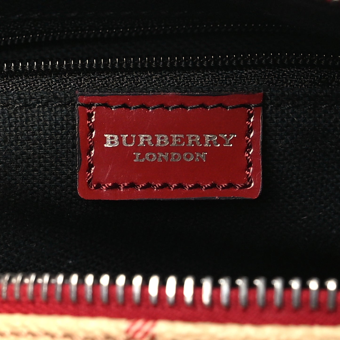 Haymarket Check Barrel Bag Red