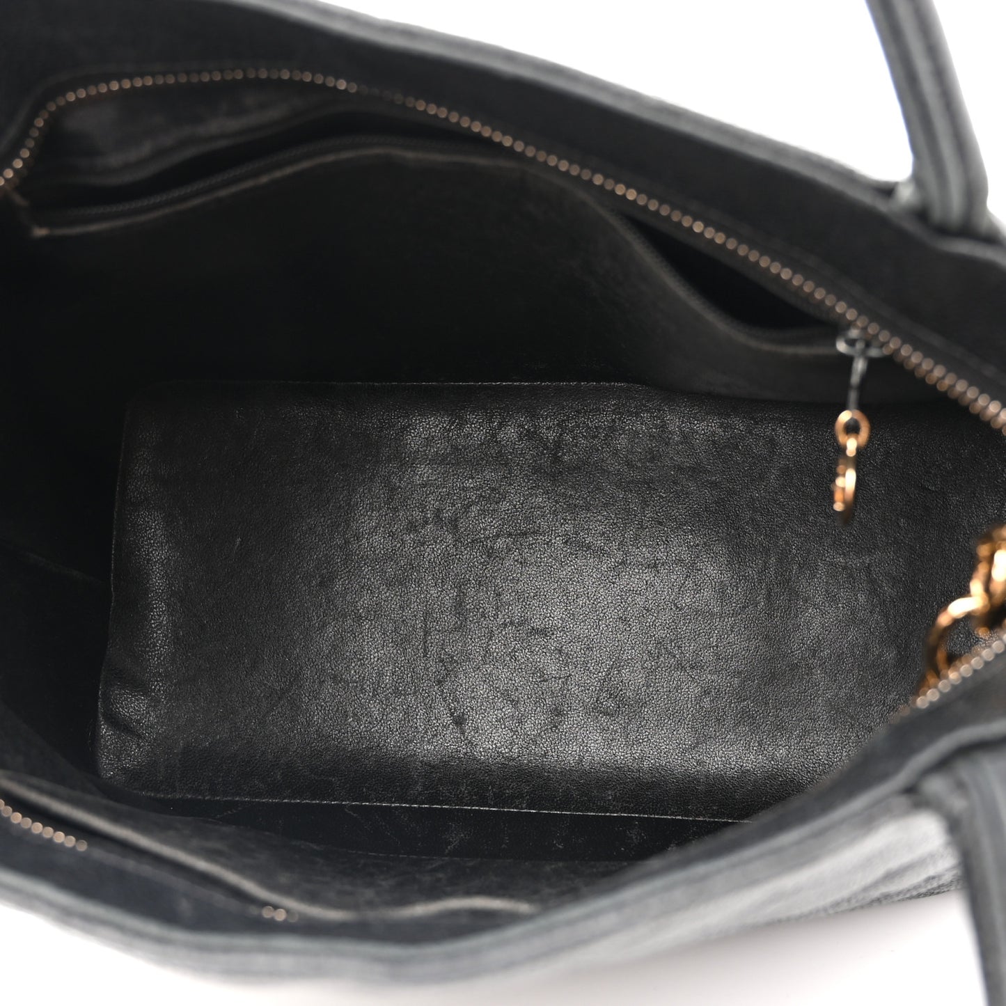 Caviar Quilted Medallion Tote Black