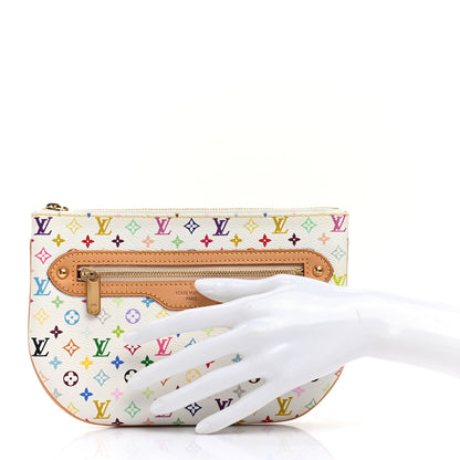 Louis Vuitton Monogram Multicolor Pochette Plate GM White 2 of 11