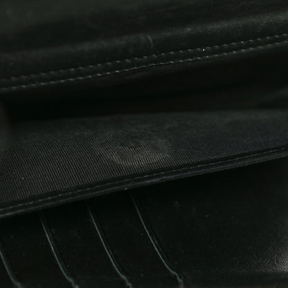 Chanel Lambskin Chevron Quilted Large Flap Clutch Wallet Black 20 of 22