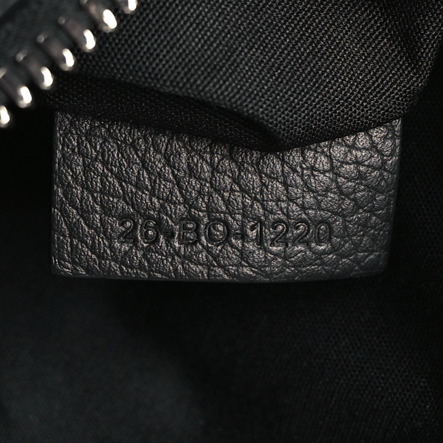 Grained Calfskin Mens Saddle Bag Black