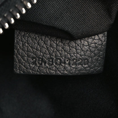 Christian Dior Grained Calfskin Mens Saddle Bag Black 7 of 10