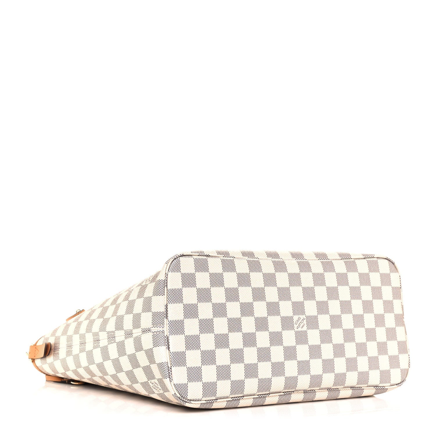 Louis Vuitton Damier Azur Braided Neverfull MM Pink 4 of 9