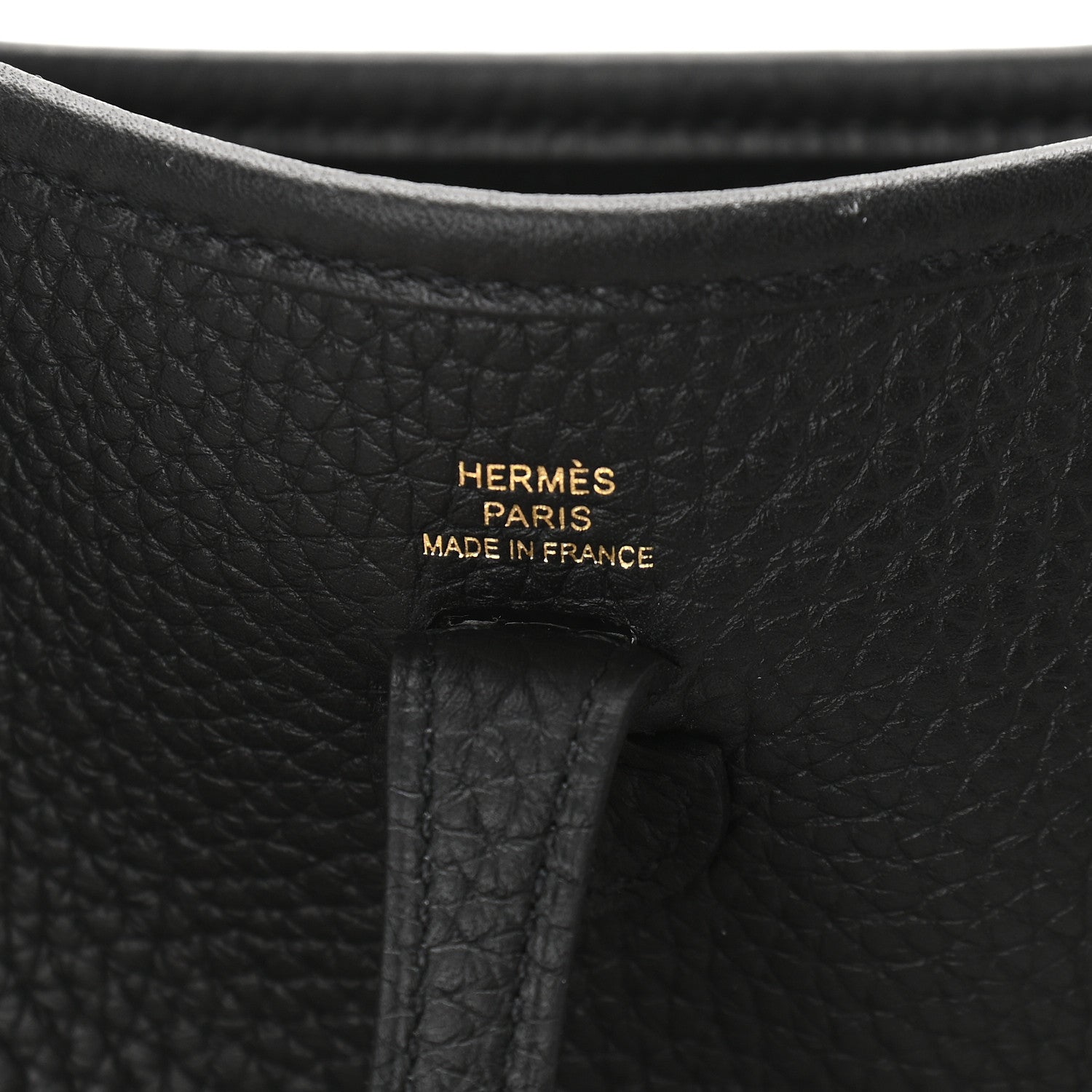 Hermes Taurillon Clemence Evelyne TPM Black 6 of 9