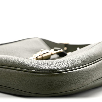 Gucci Grand Prix Calfskin Web Medium Jackie 1961 Hobo Dark Green 10 of 10