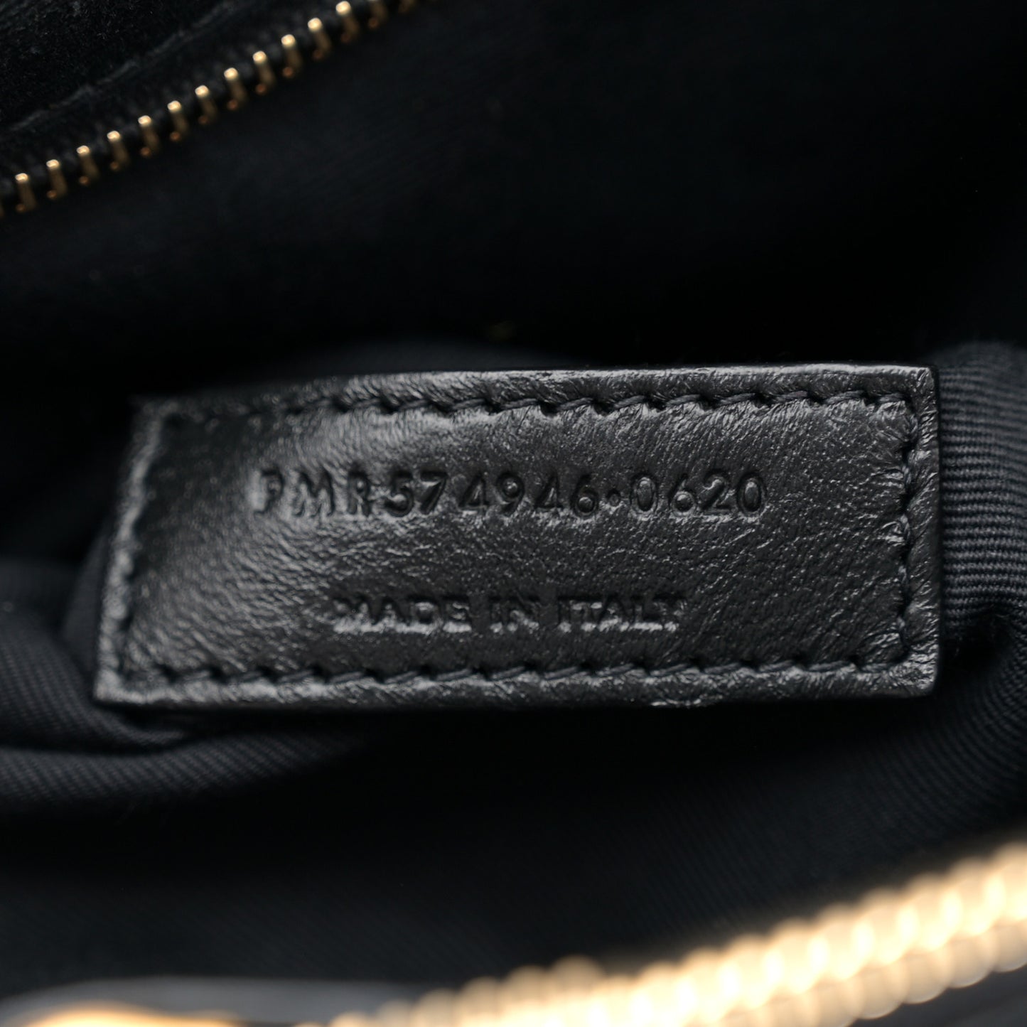 Calfskin Y Quilted Monogram Medium Loulou Chain Satchel Black