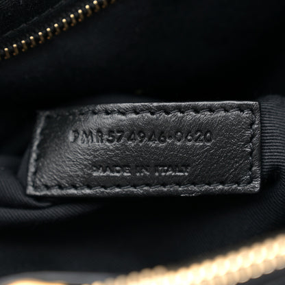 Saint Laurent Calfskin Y Quilted Monogram Medium Loulou Chain Satchel Black 7 of 13