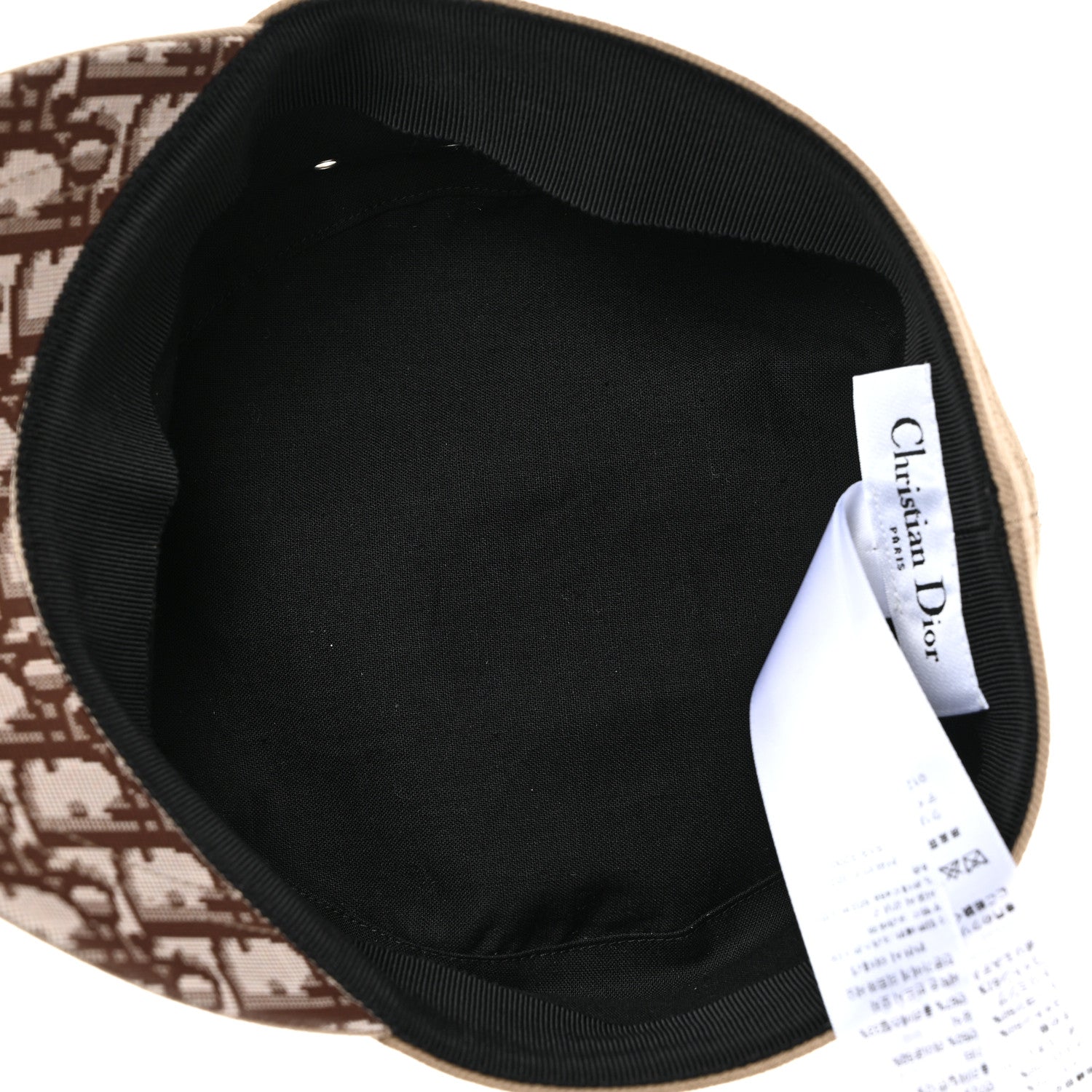 Christian Dior Cotton Cap 57 Beige 7 of 8