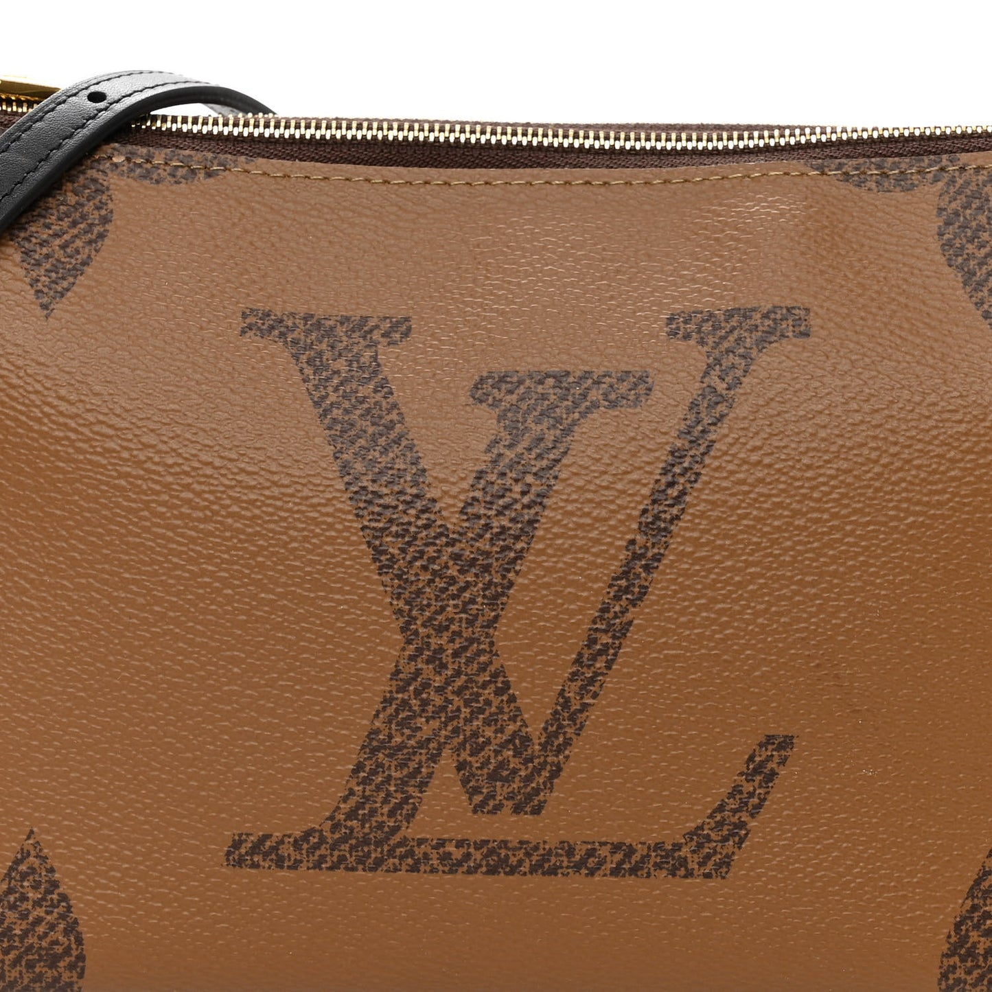 Reverse Monogram Giant Double Zip Pochette