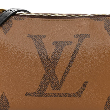 Louis Vuitton Reverse Monogram Giant Double Zip Pochette 8 of 10