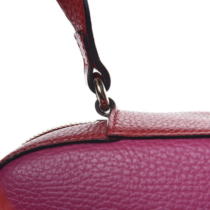 Gucci Dollar Calfskin Bi-Color Small Soho Disco Bag New Rosette Hibiscus Red 14 of 20