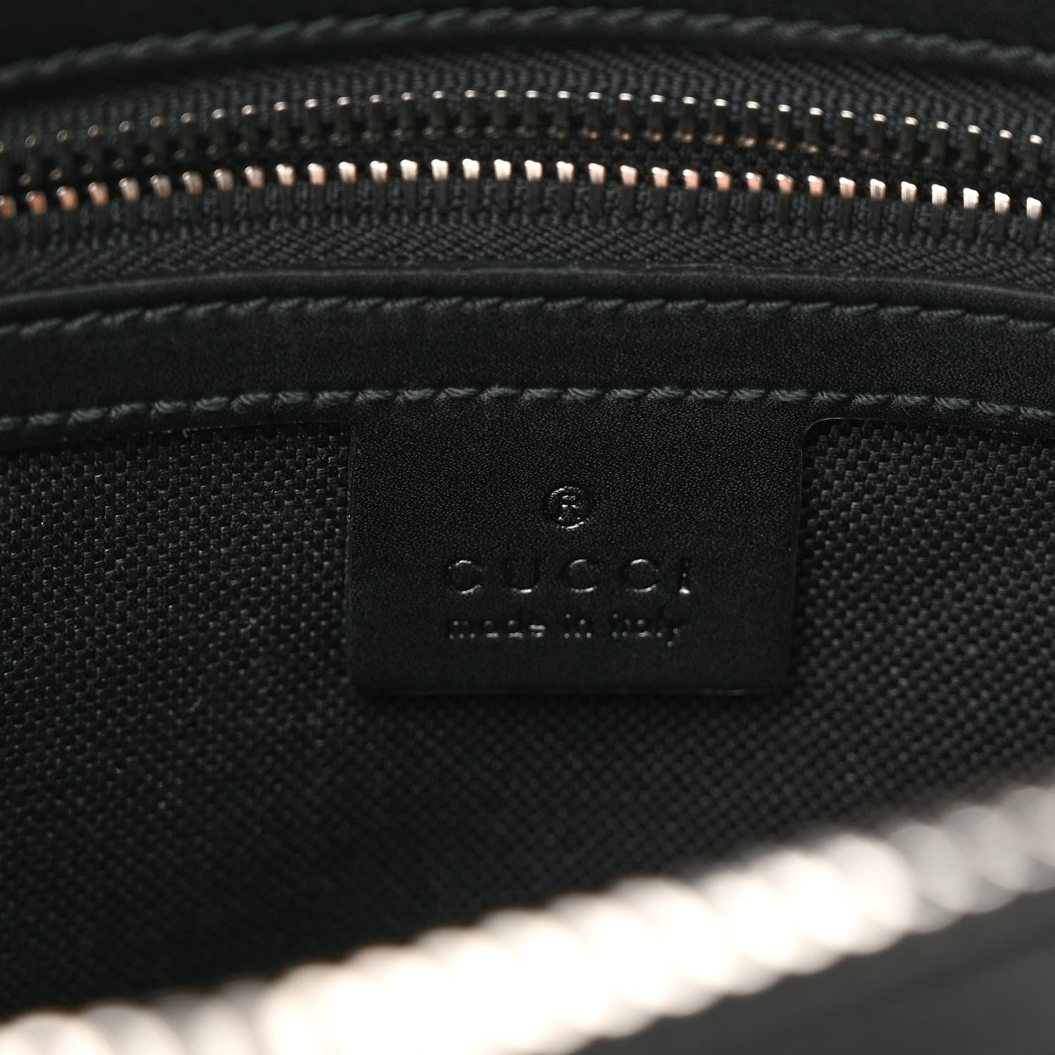Gucci Soft GG Supreme Monogram Web Belt Bag Black Grey 6 of 10