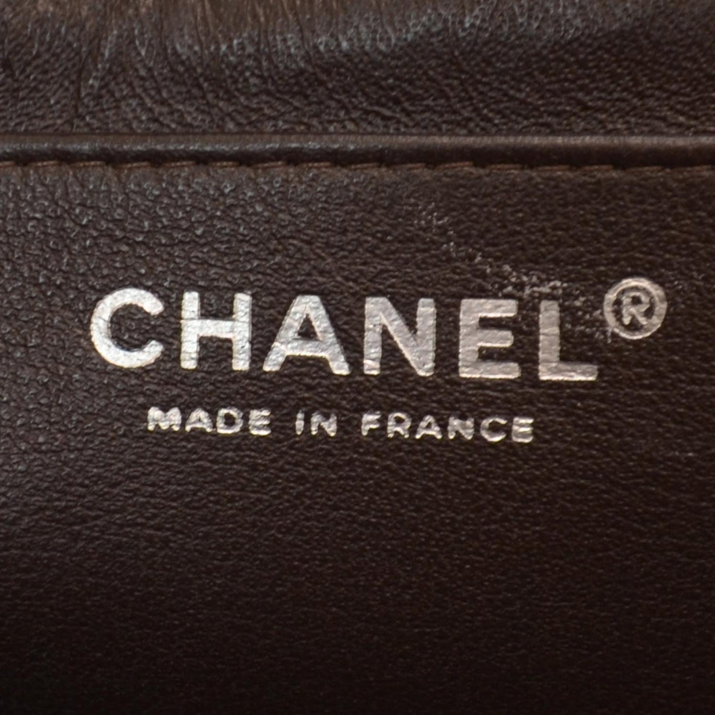 Lambskin Jumbo Single Flap Brown