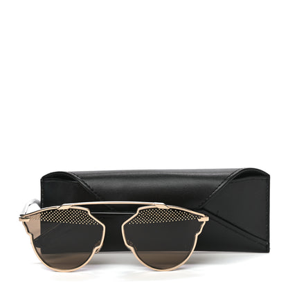 Christian Dior So Real Rise Sunglasses Gold Black 5 of 9