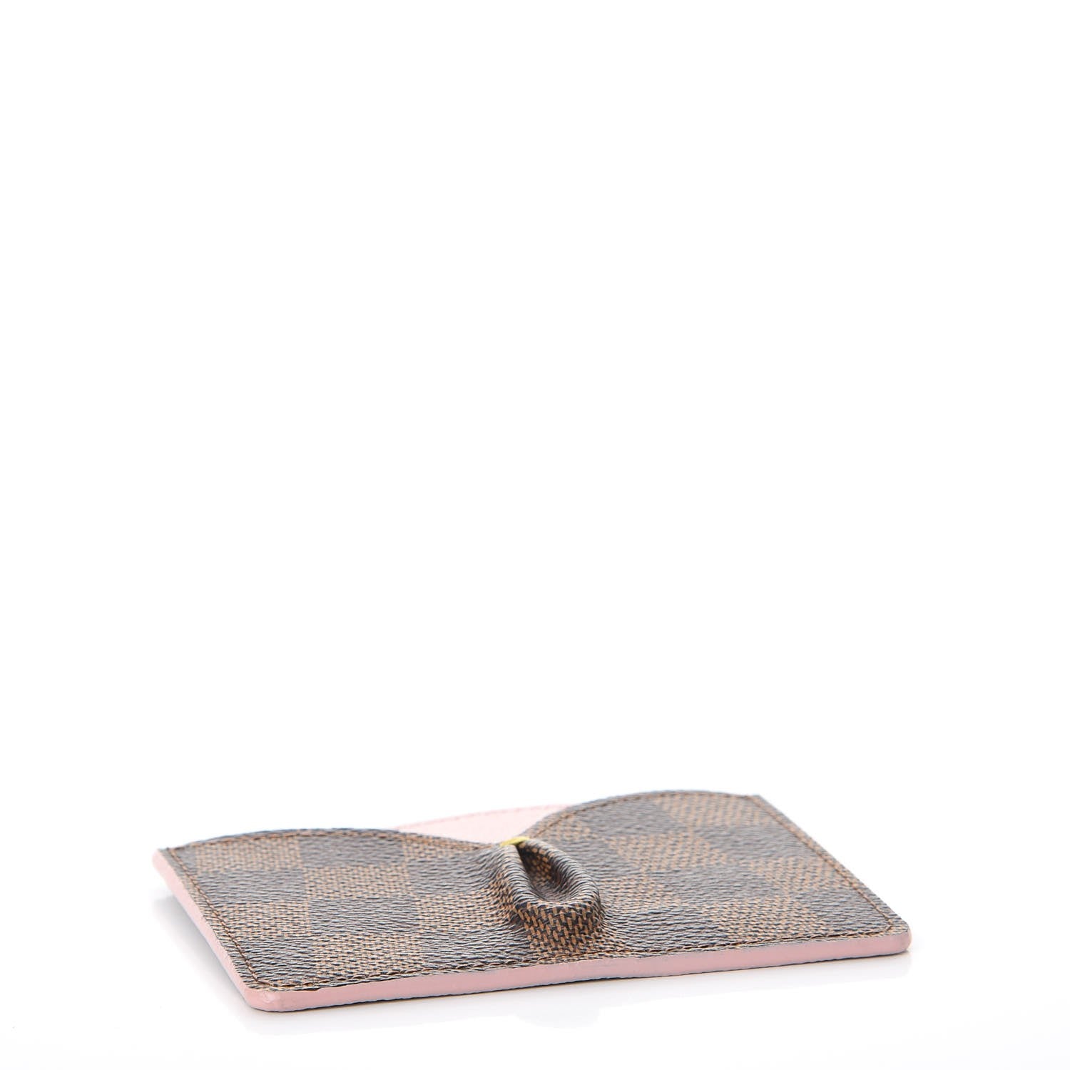 Louis Vuitton Damier Ebene Caissa Card Holder Rose Ballerine 4 of 8