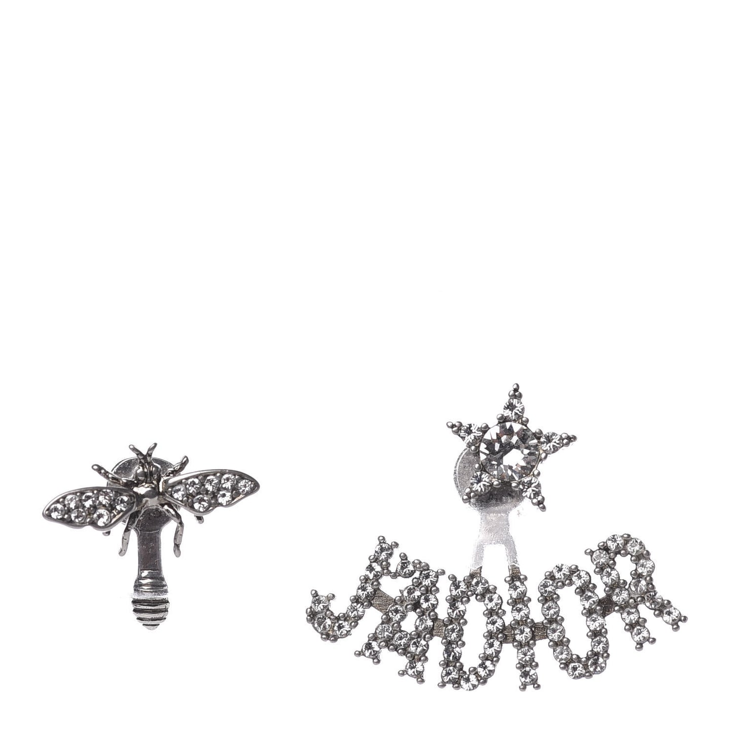 Palladium Crystal J'adior Earrings