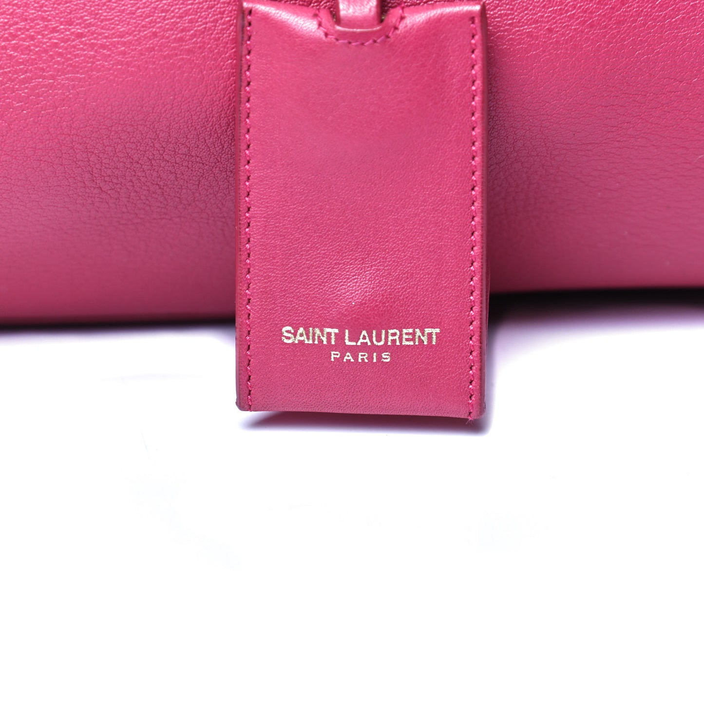 Calfskin Medium Classic Y Cabas Fuchsia
