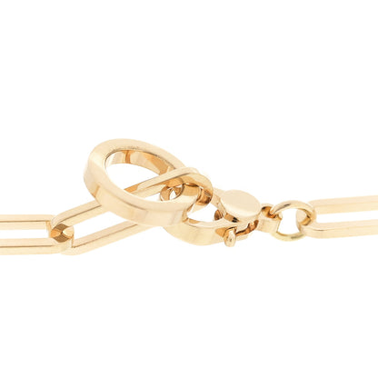 Hermes 18K Yellow Gold Diamond Pave Kelly Chaine Choker Necklace 5 of 7