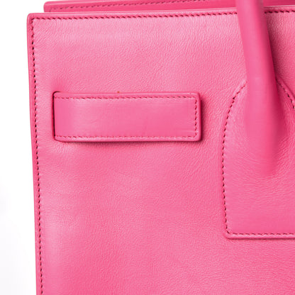 Saint Laurent Calfskin Small Sac De Jour Bubblegum 9 of 27