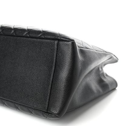 Chanel Caviar Quilted Grand Shopping Tote GST Black 11 of 13