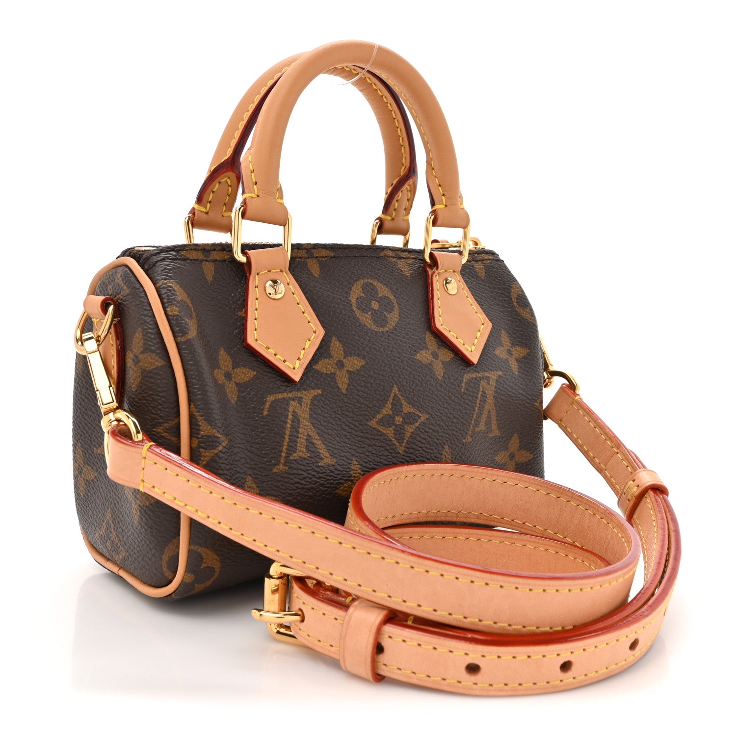 Louis Vuitton Monogram Nano Speedy Bandouliere 3 of 10