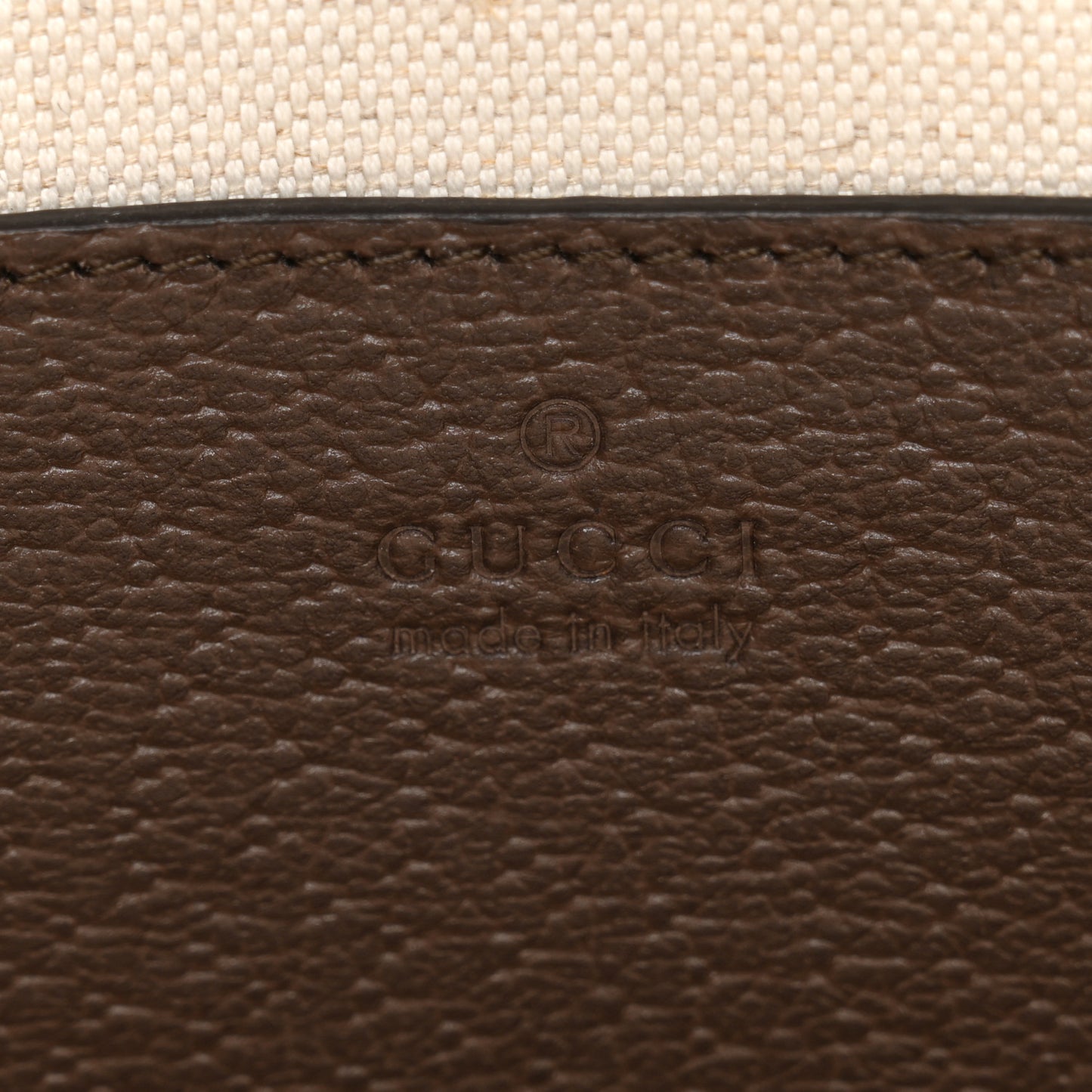 GG Supreme Monogram Web Small Ophidia Top Handle Shoulder Bag Brown