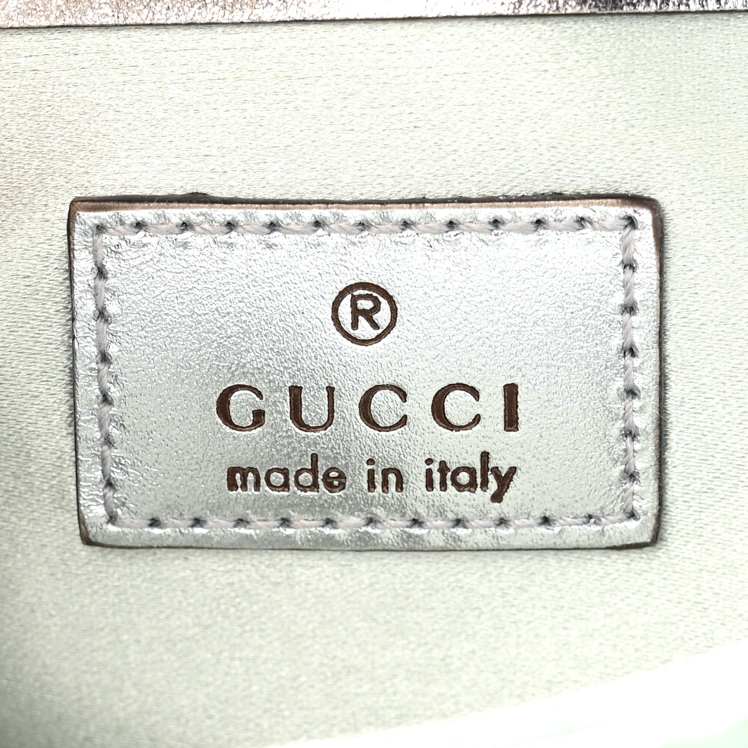 Gucci Iridescent Nappa Chevron Matelasse Super Mini GG Marmont Shoulder Bag Green Iridescent 6 of 11