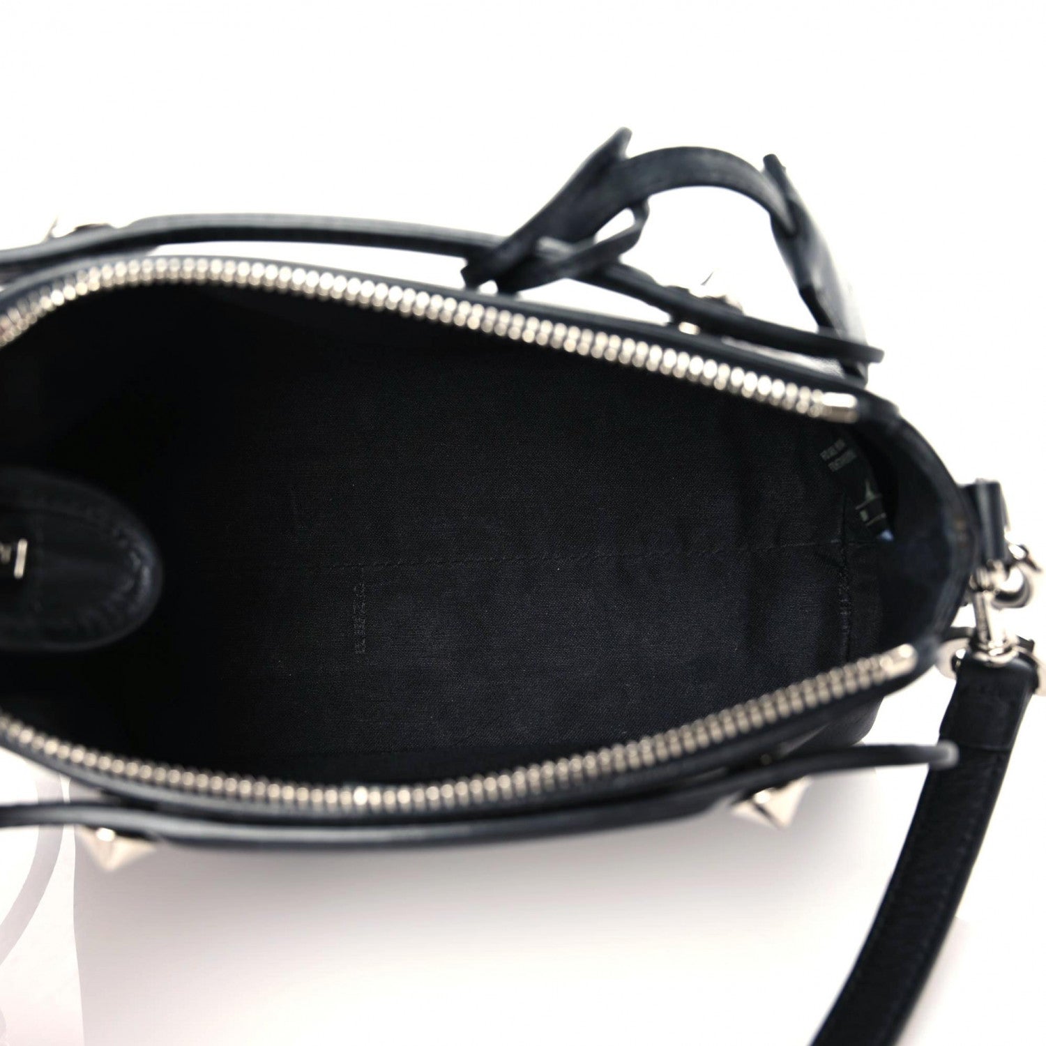 Fendi Vitello Dolce Mini By The Way Boston Bag Black 9 of 16