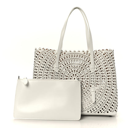 Alaia Calfskin Vienne Mina 32 Bag White 3 of 9