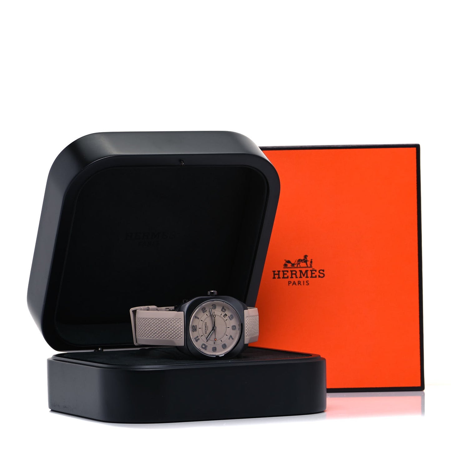 Titanium Rubber 39mm H08 Special Edition Automatic Watch Taupe