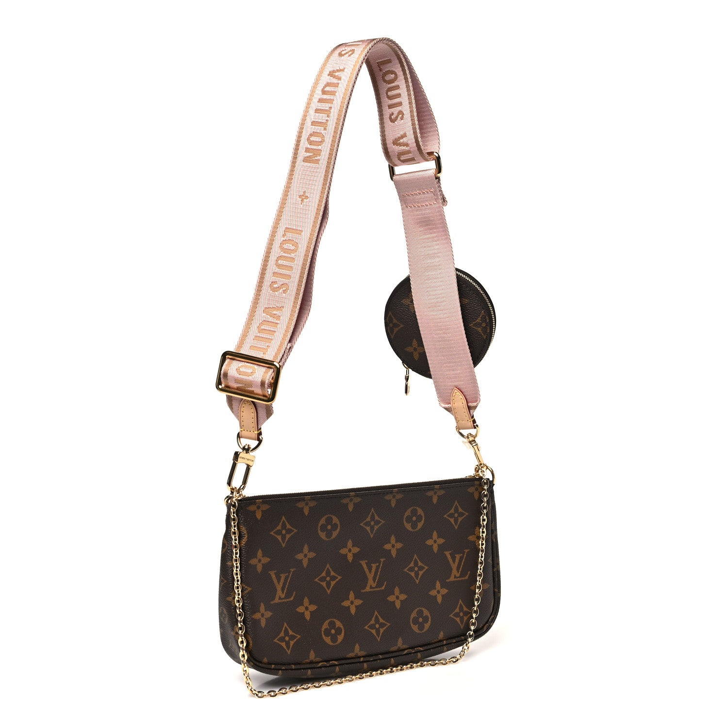 Louis Vuitton Monogram Multi Pochette Accessories Rose Clair 3 of 11