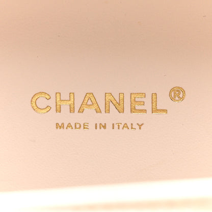 Chanel Goatskin Quilted Small CC Filigree Vanity Case White 6 of 15