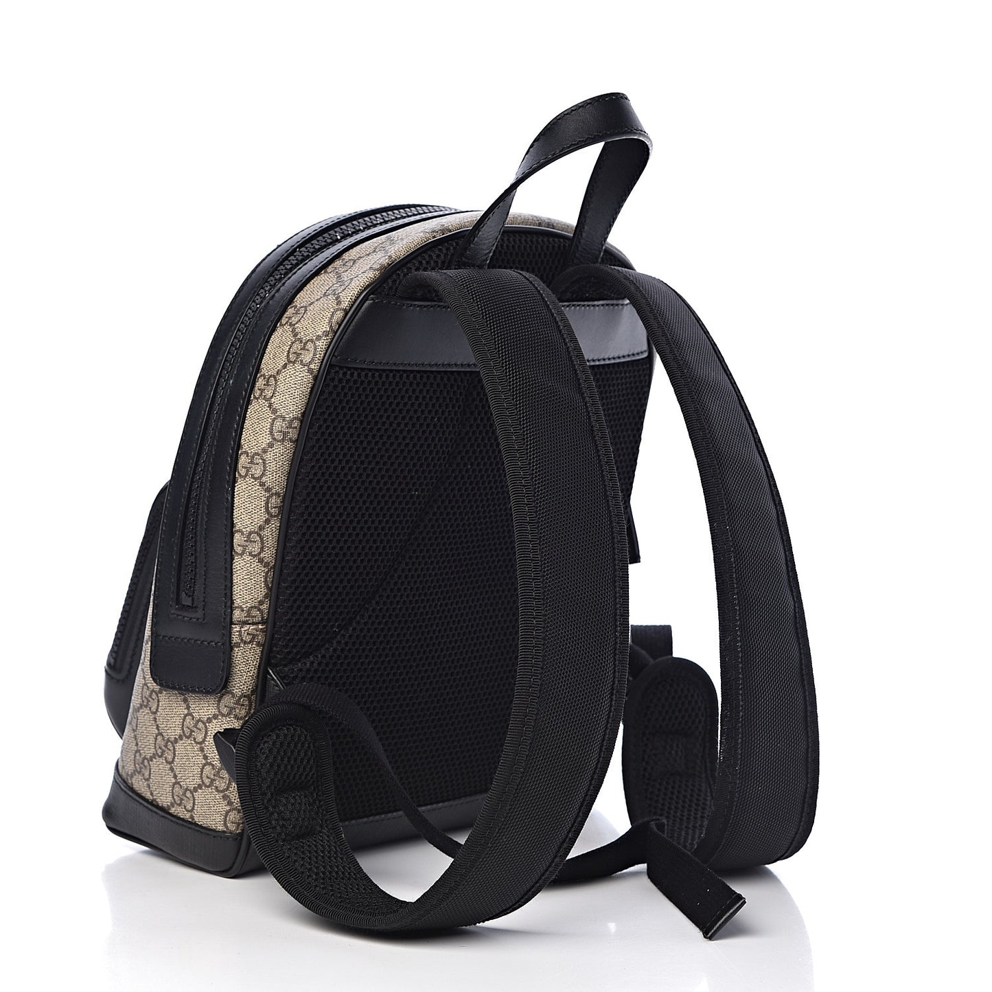 GG Supreme Monogram Small Eden Day Backpack Black