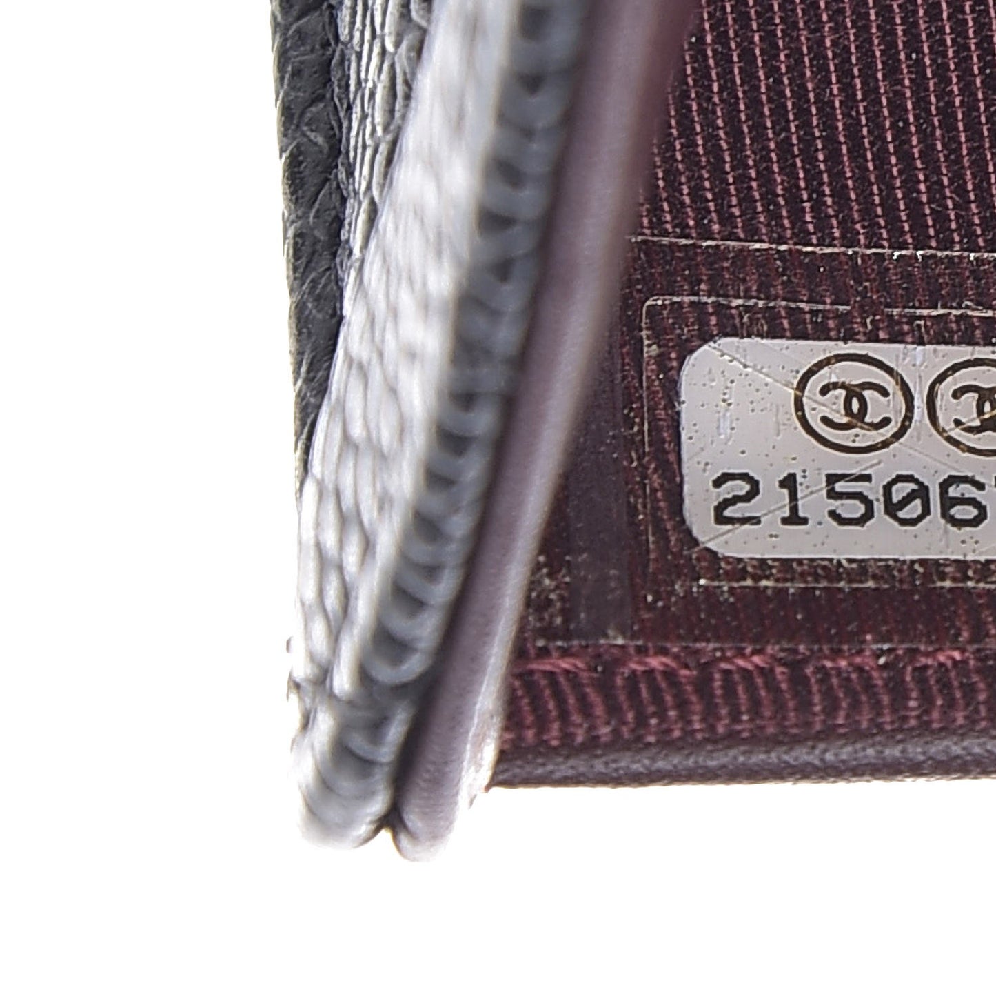 Caviar Quilted Zipped Pocket Wallet Black