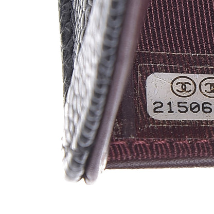 Chanel Caviar Quilted Zipped Pocket Wallet Black 8 of 9