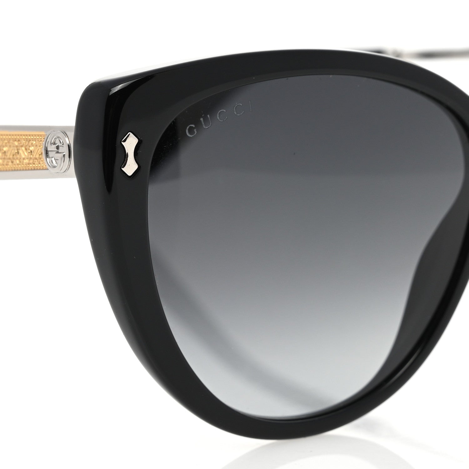 Gucci Cat Eye Sunglasses GG3804/S Black 7 of 8