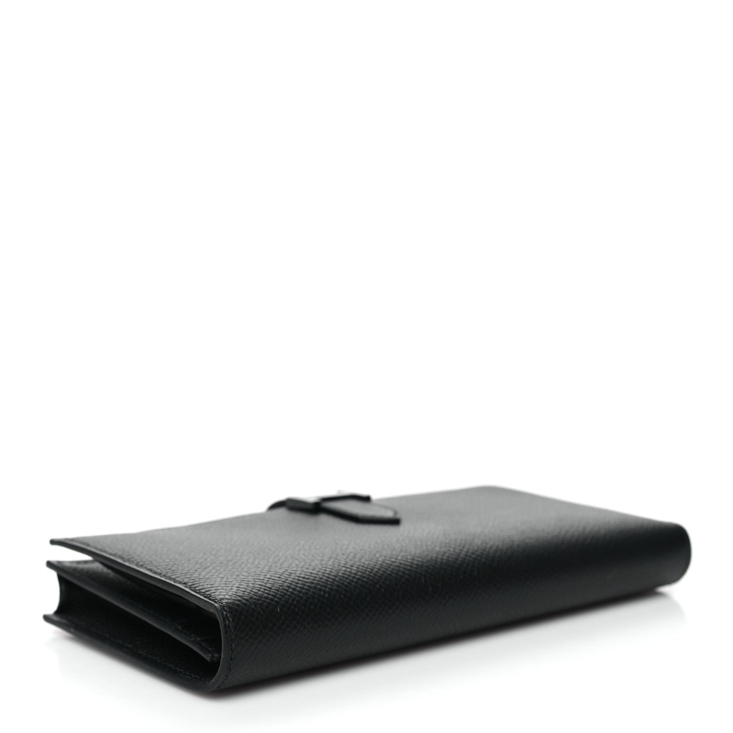 Hermes Epsom Monochrome Bearn Gusset Wallet Black 4 of 12