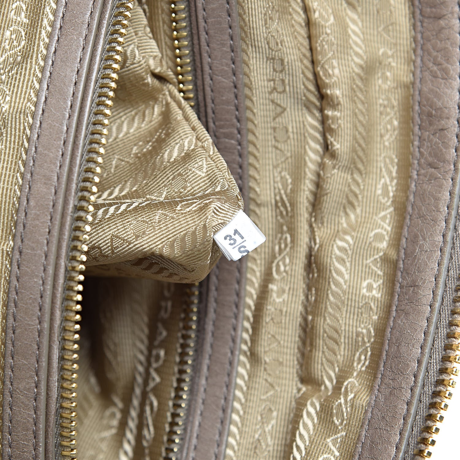 Prada Vitello Shine Bauletto Argilla 8 of 13