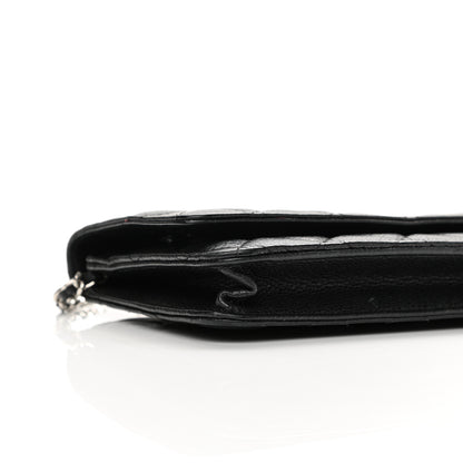 Chanel Caviar Quilted Wallet On Chain WOC Black 10 of 13
