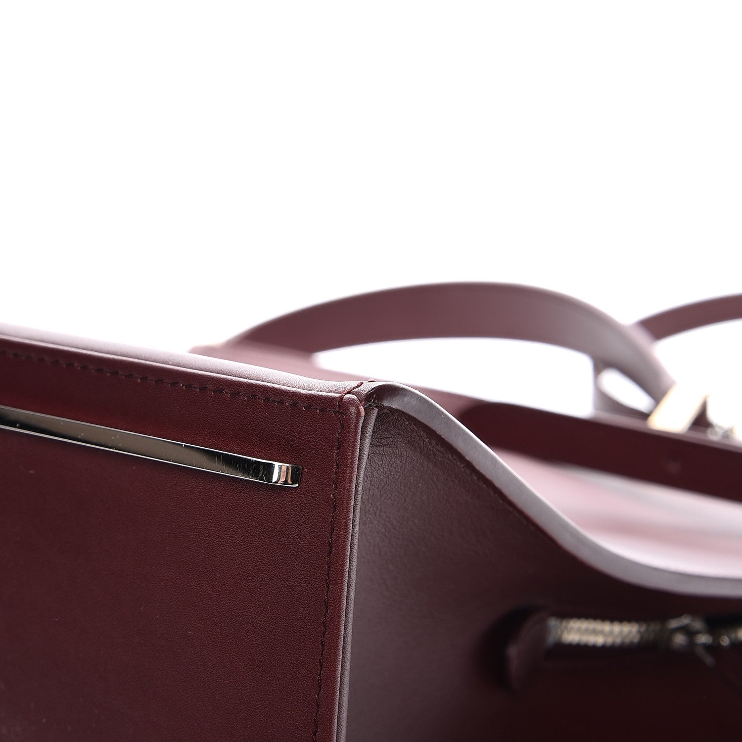 Balenciaga Calfskin Le Dix Zip Cartable Aubergine 12 of 13