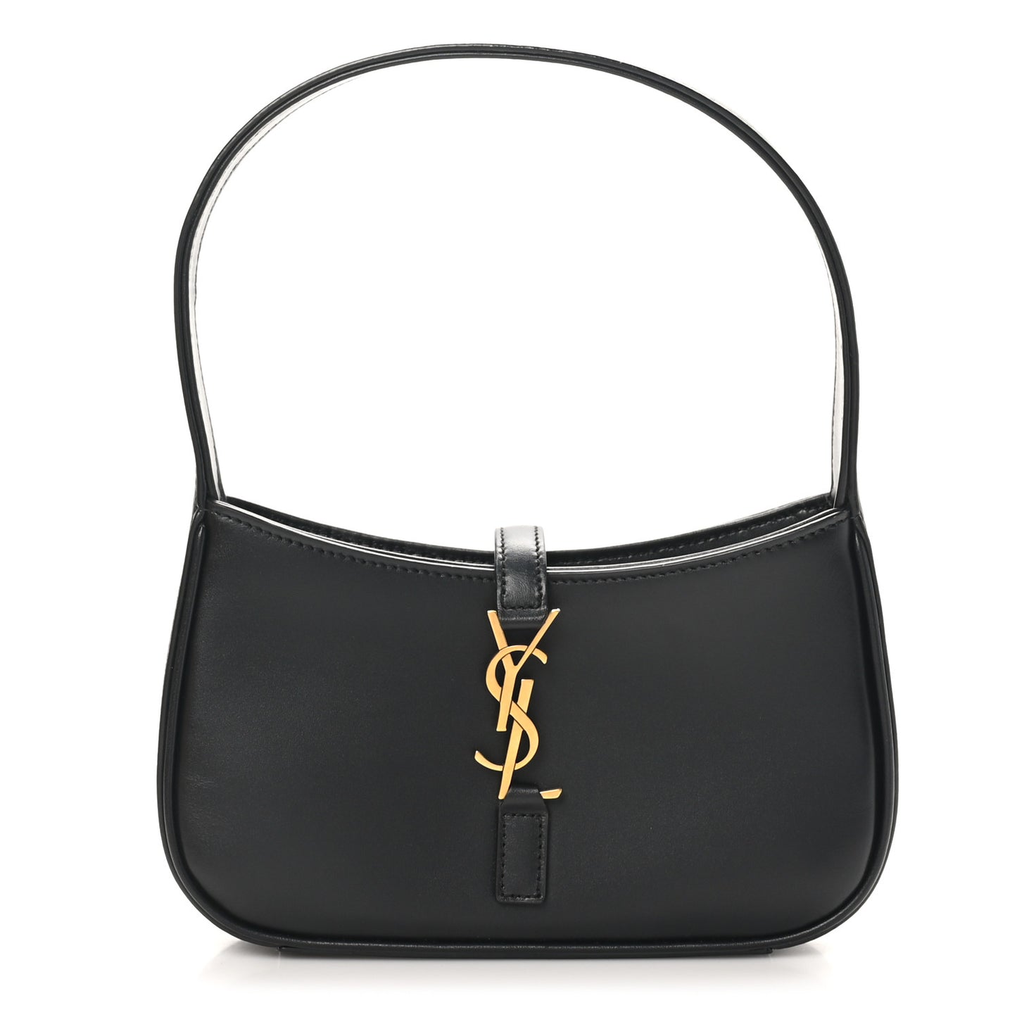 Smooth Calfskin Le 5 A 7 Mini Hobo Black