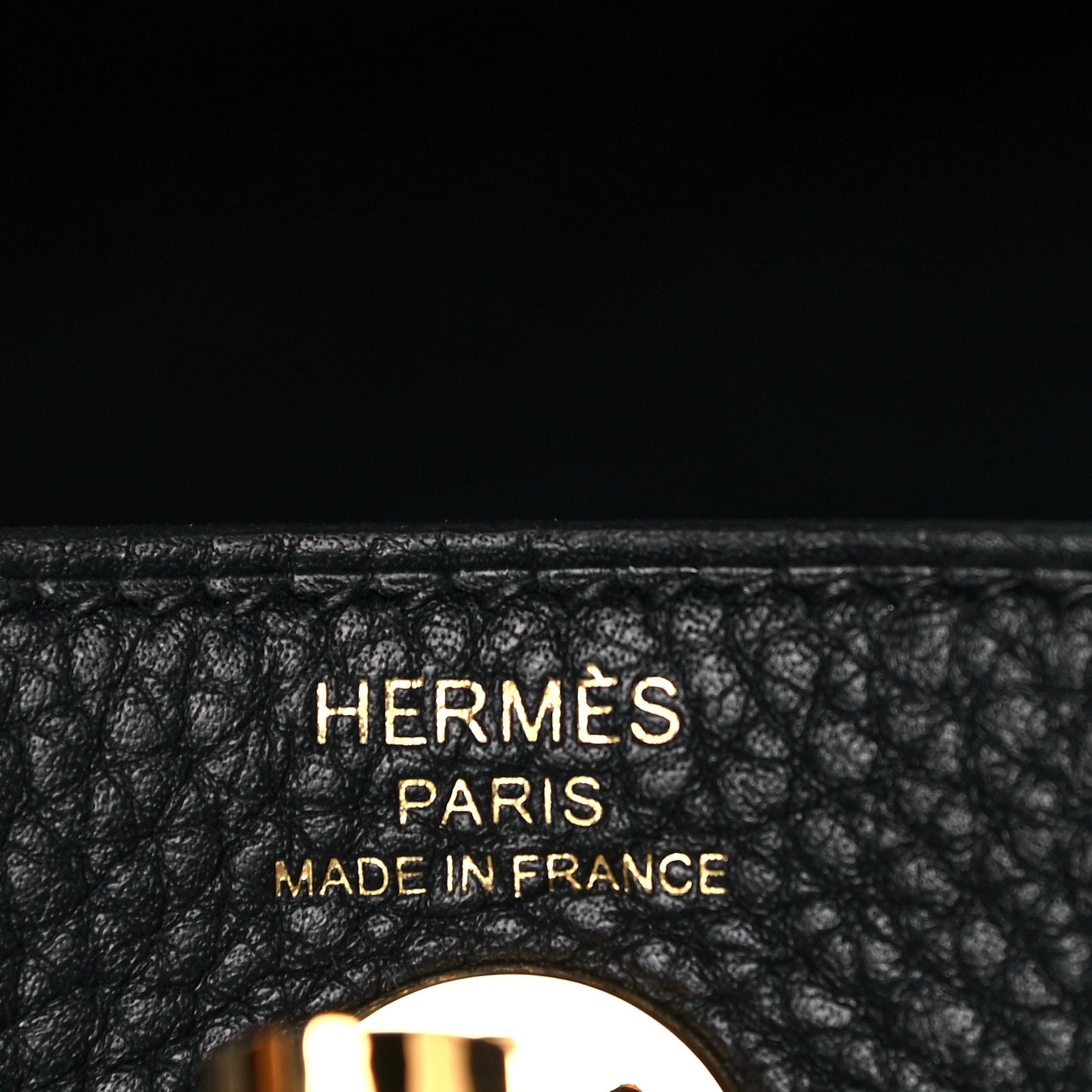 Taurillon Clemence Mini Lindy 20 Black